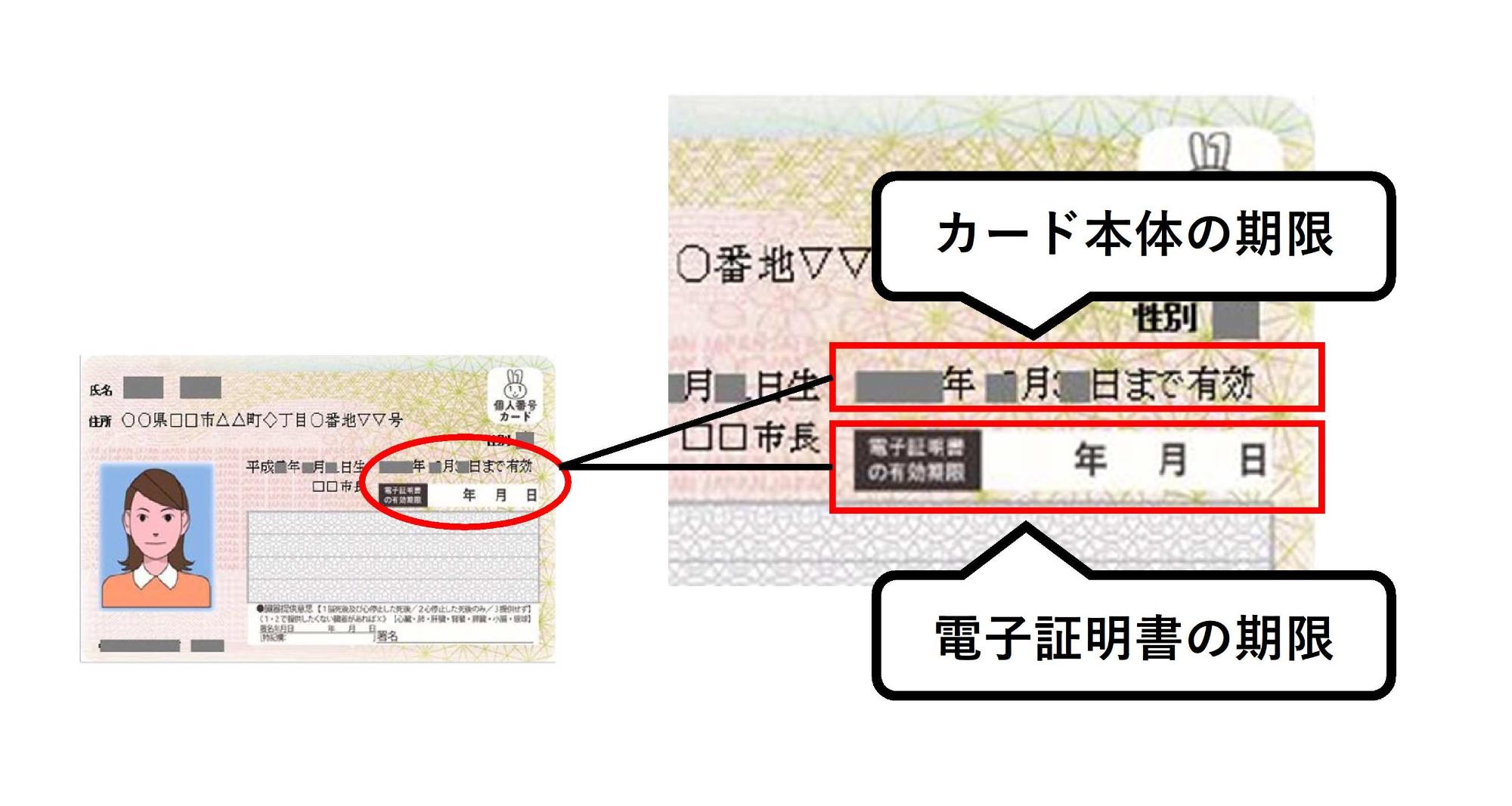 マイナンバーカードの有効期限について
