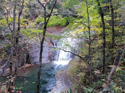 白扇の滝10月8日の状況
