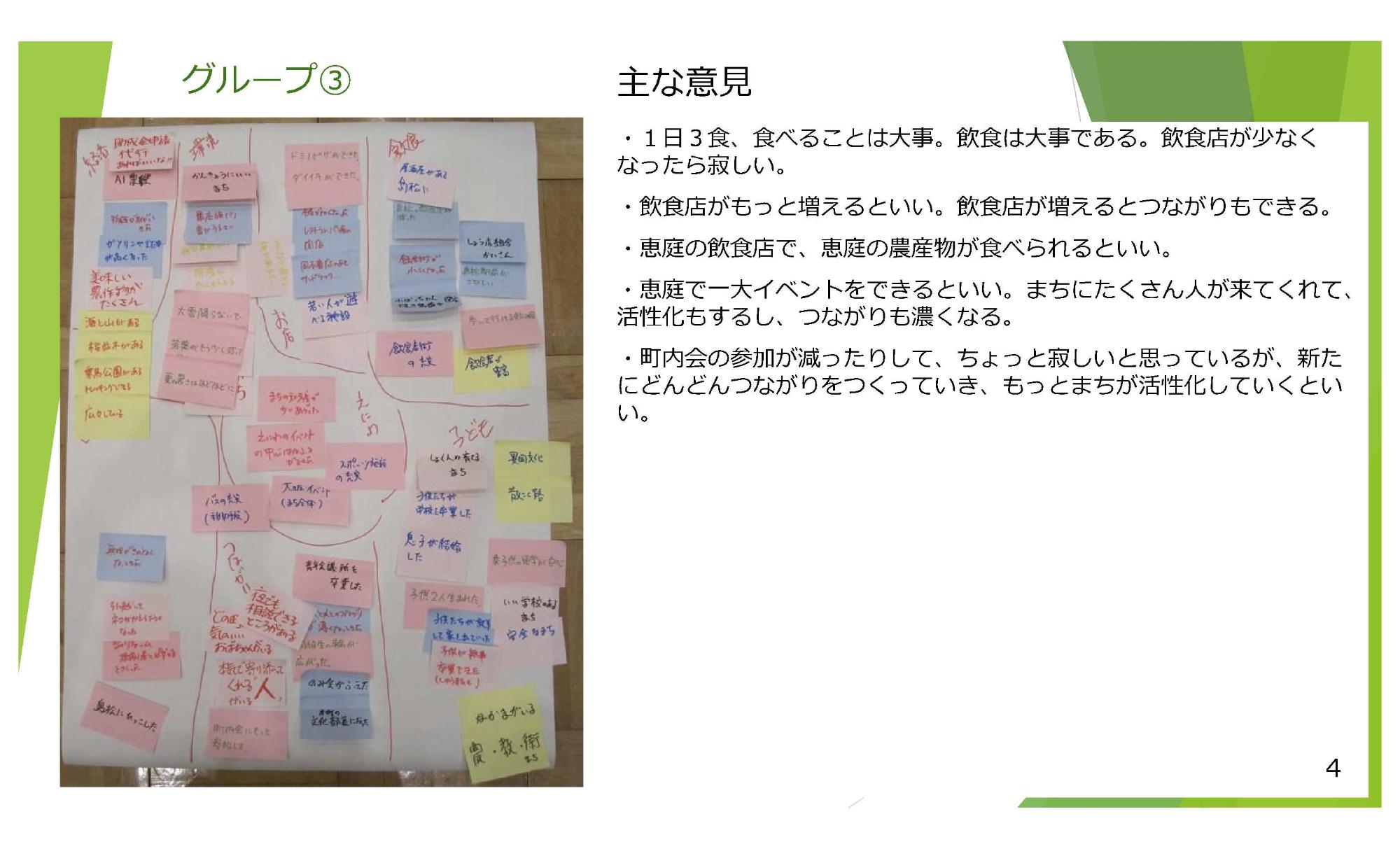 地域別意見交換会（市民の広場）島松公民館4