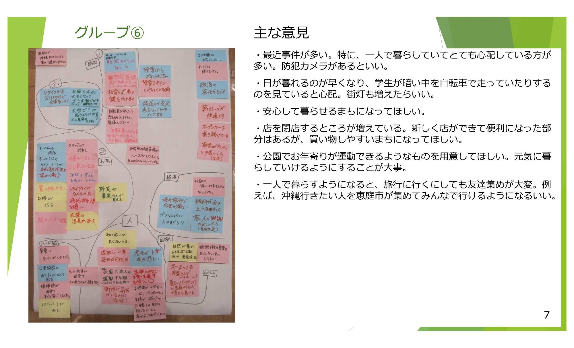 地域別意見交換会（市民の広場）島松公民館7