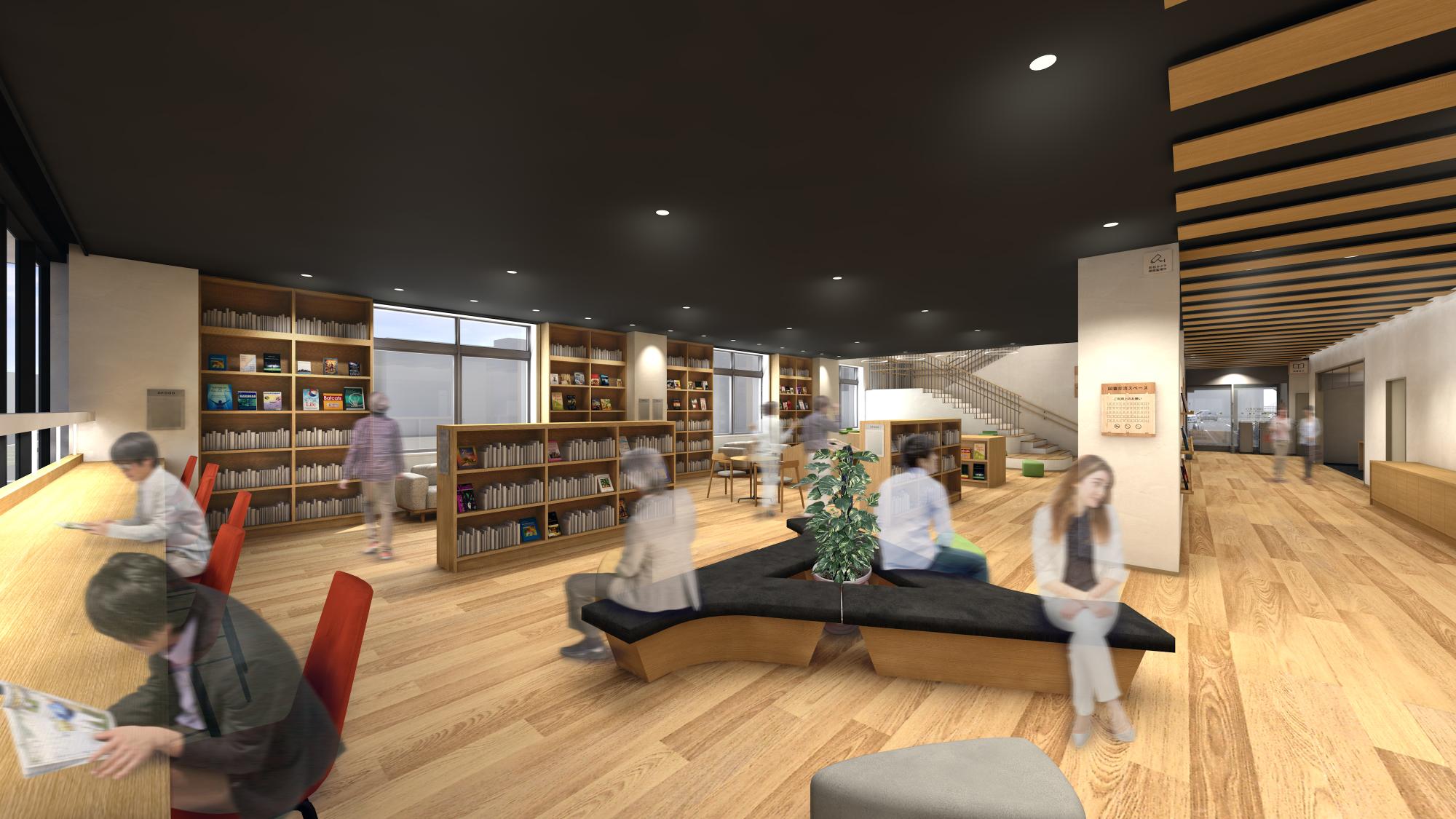 1階 図書交流スペース