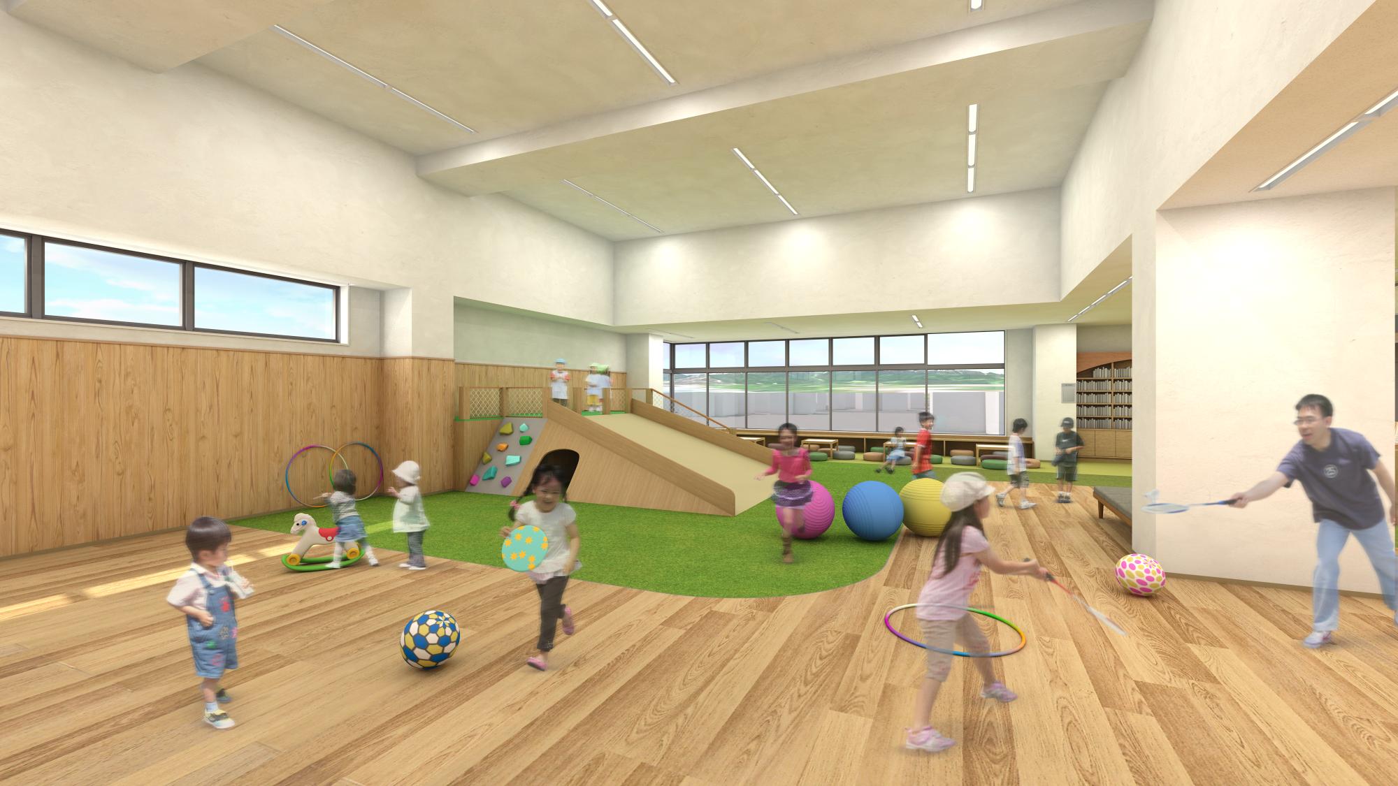 2階 屋内運動スペース