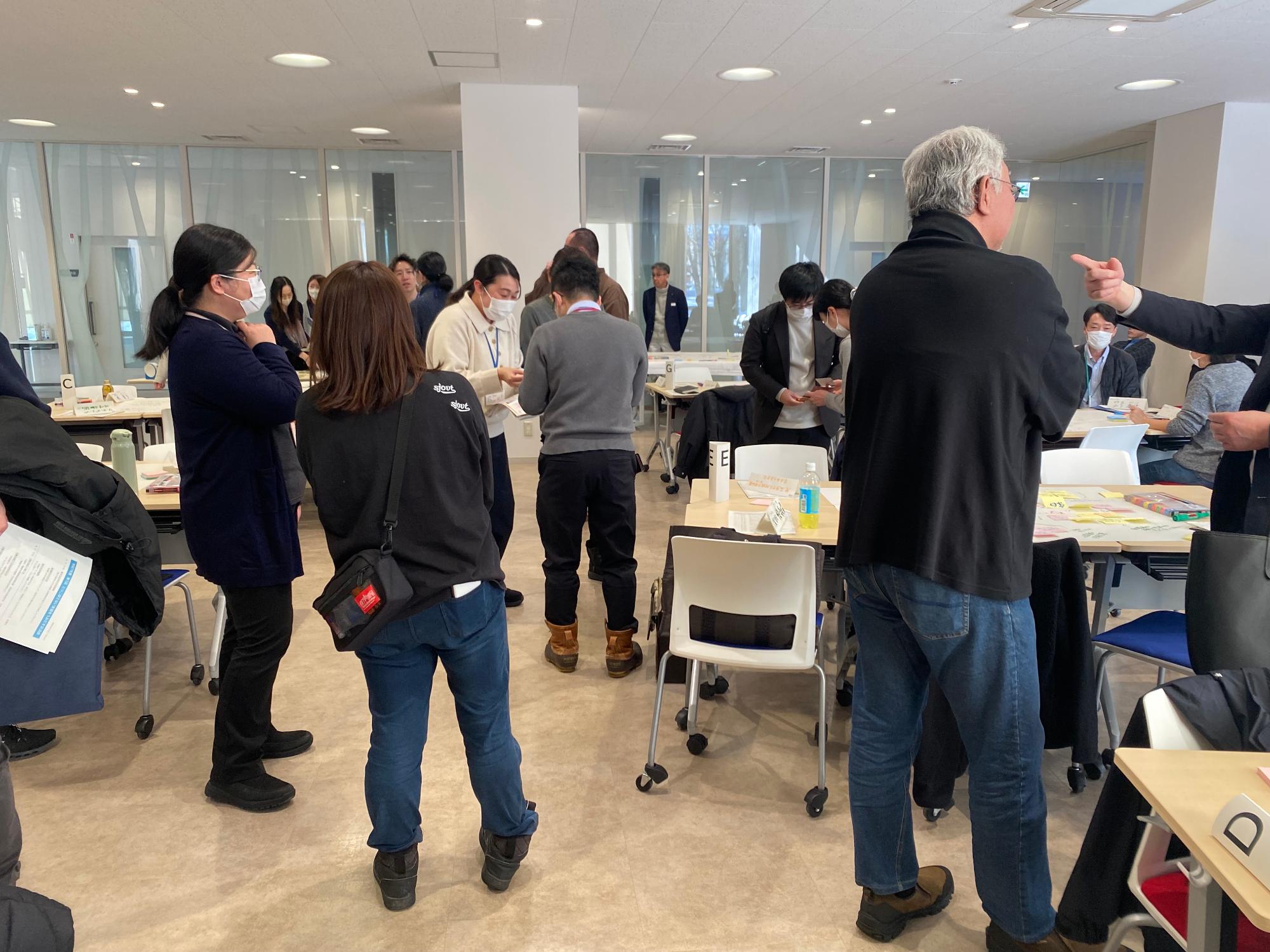 <全体会終了後のフリートーク＞