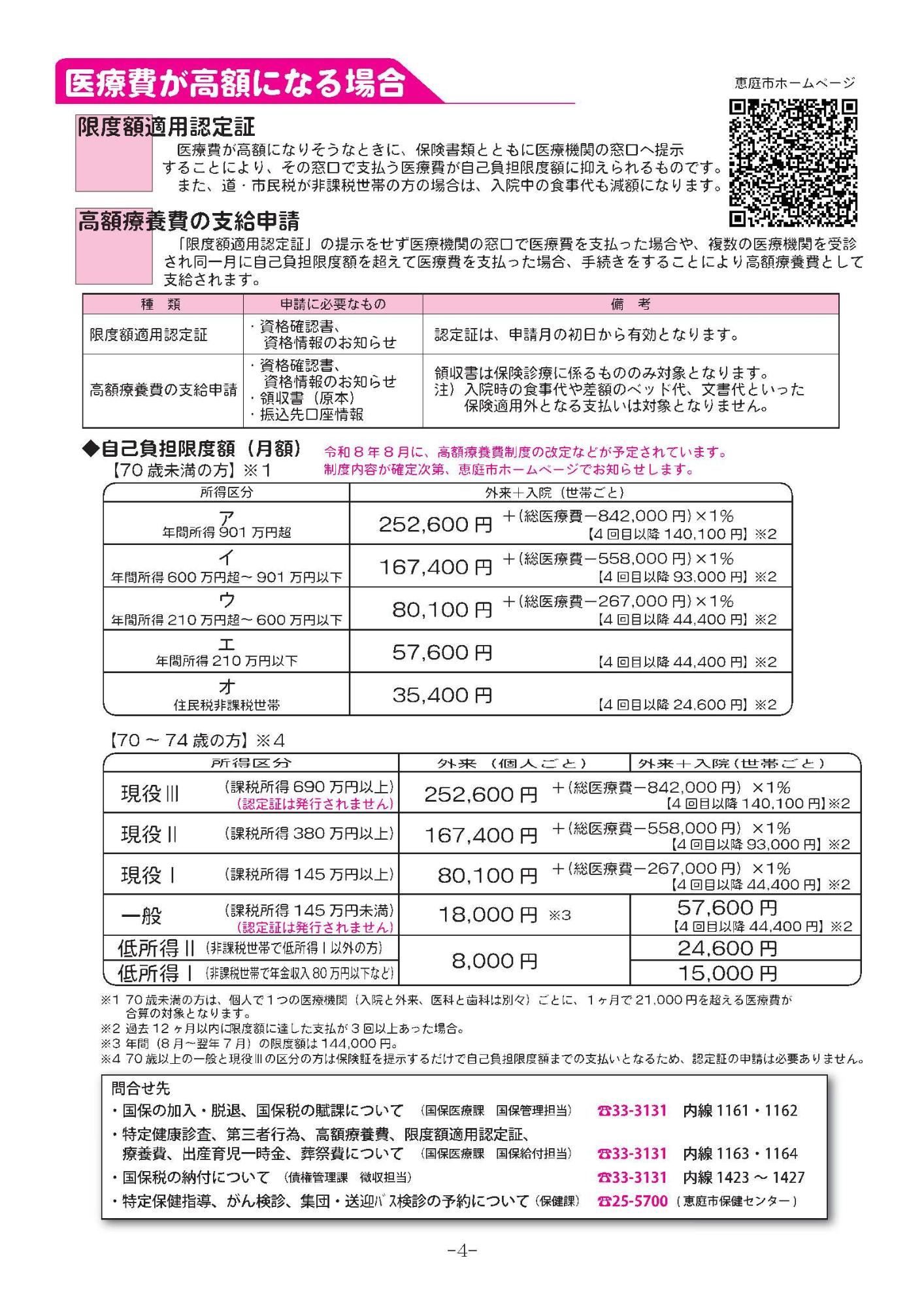 国保だより（令和8年7月発行）4ページ目