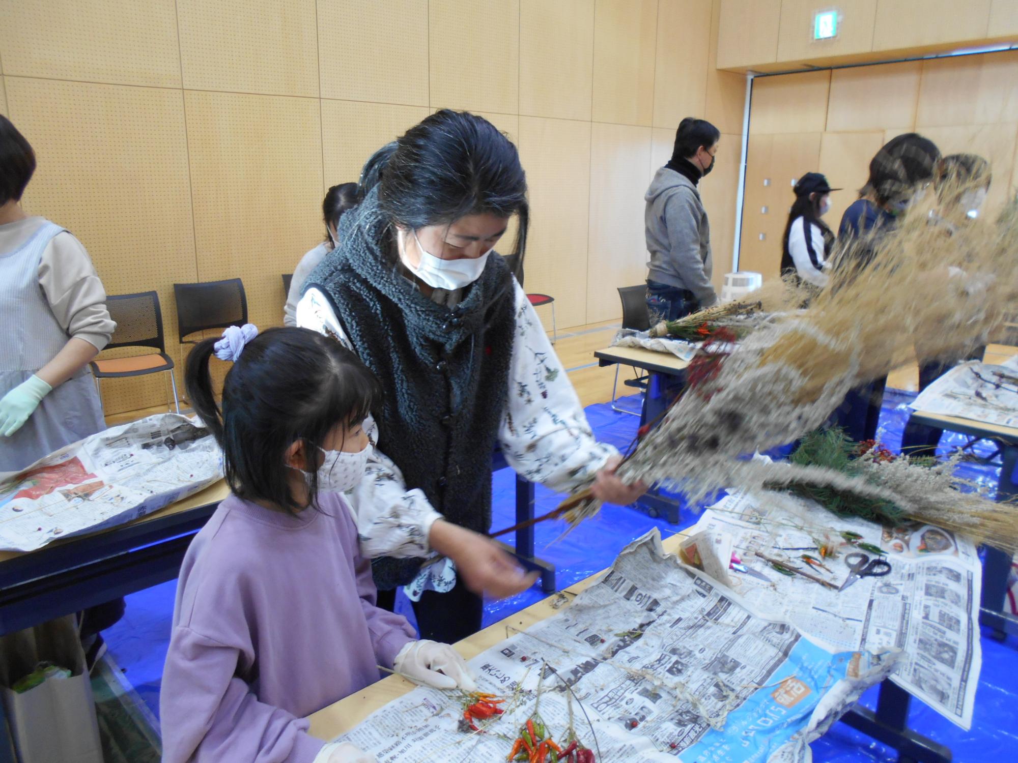 小学生と講師