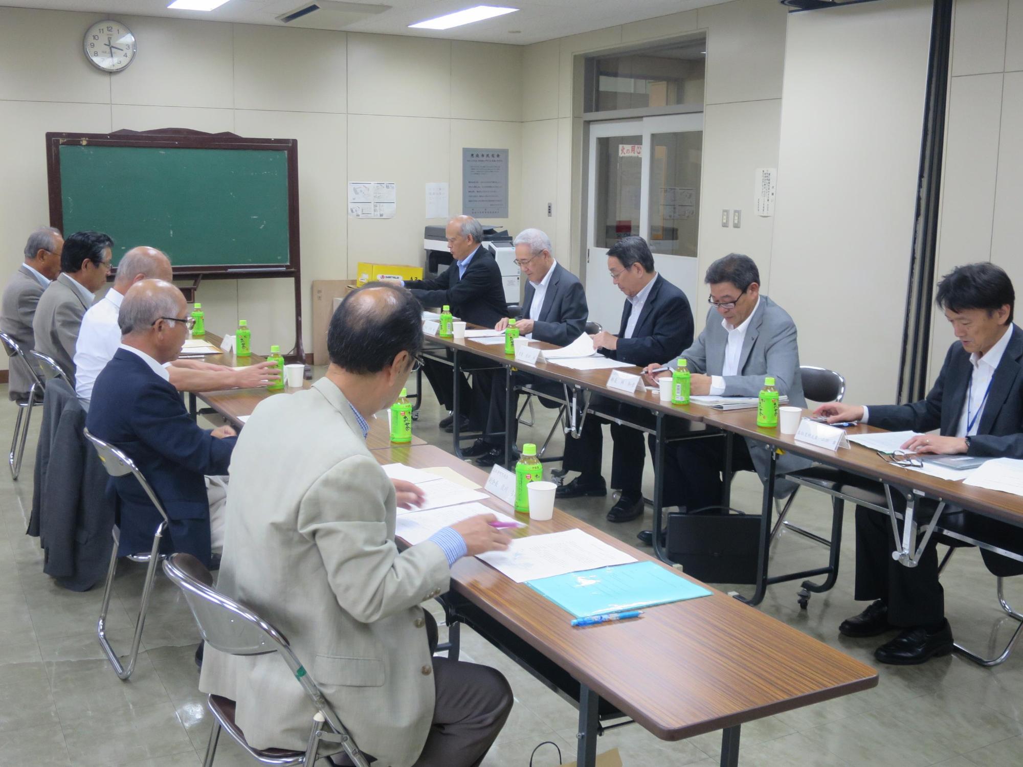 「島松町内会連合会との意見交換会」が開催されている写真