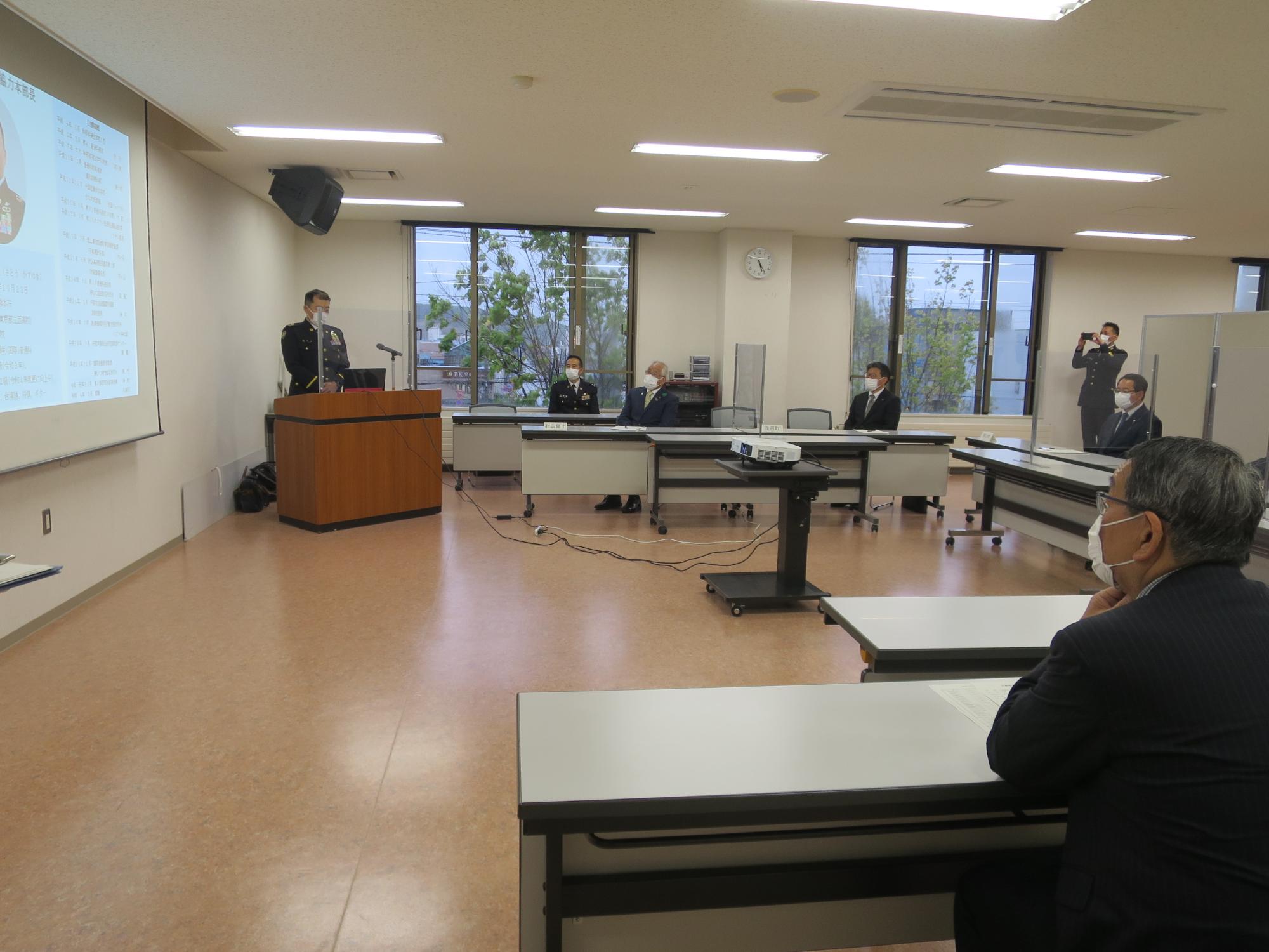 札幌地方協力本部長の講話